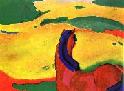 Franz Marc Horse in a Landscape Spain oil painting artist